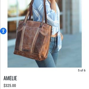 BedStu  Amelie tan teak Mason color purse